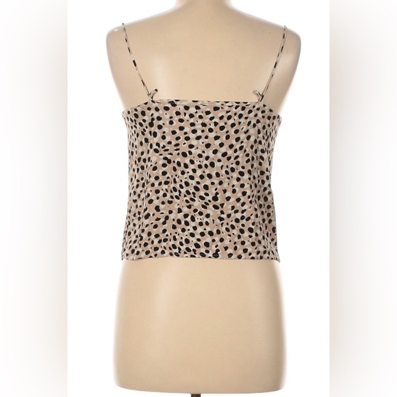 & Other Stories Stockholm Atelier Spaghetti Strap Leopard Tank Top Size 8 - Picture 4 of 5